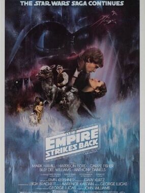 Star Wars Poster Aprox Size 24x36 Inches